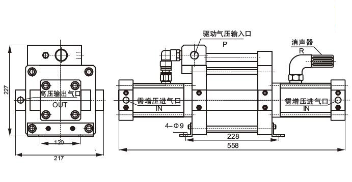 雙頭單作用泵接法